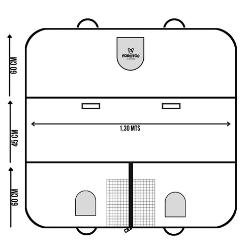 Funda de Asiento VISION RED *Rocky Negro*